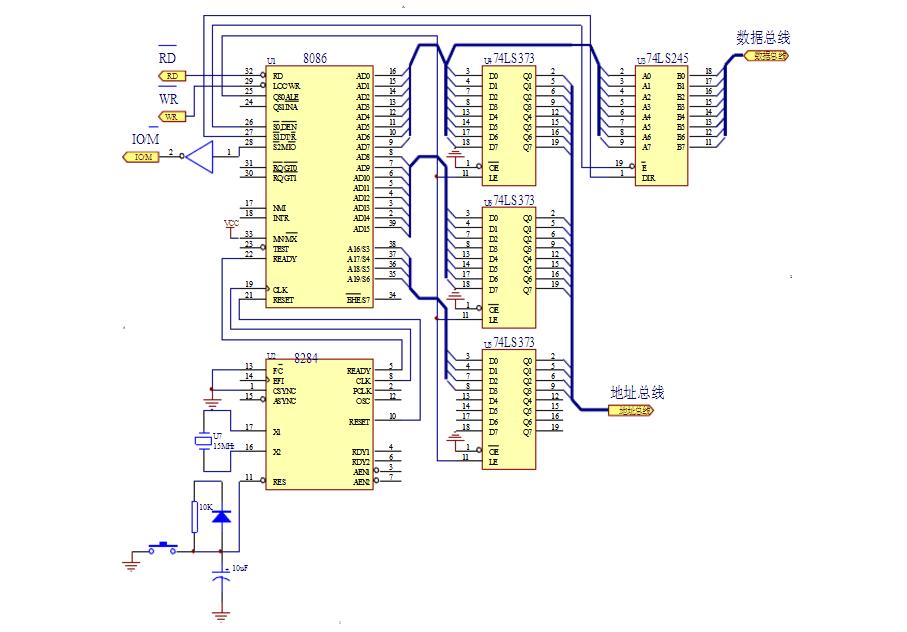 8086CPU中文资料汇总（8086引脚图及功能_工作原理及应用电路）